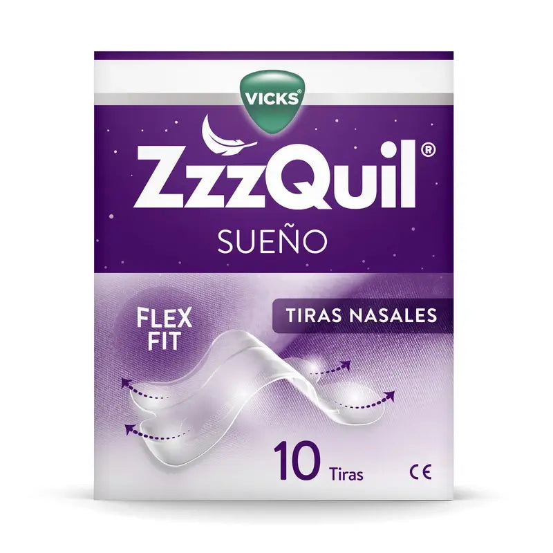 Zzzquil Sleep Nasal Strips, respirar e dormir melhor, 10 tiras