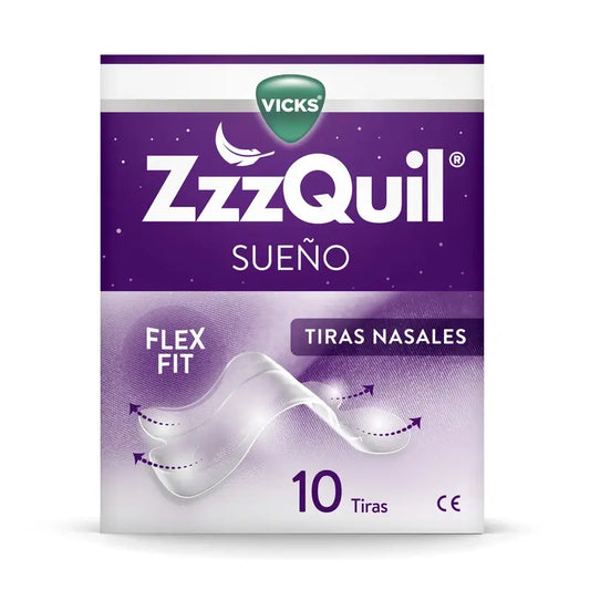 Zzzquil Sleep Nasal Strips, respirar e dormir melhor, 10 tiras