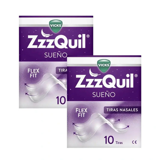 Zzzquil Sleep Tiras Nasais, Respire e Durma Melhor, 2X10 Tiras